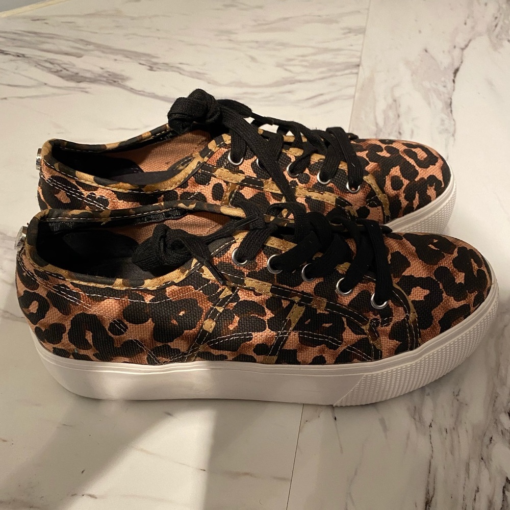 Steve Madden Leopard Platform Shoes